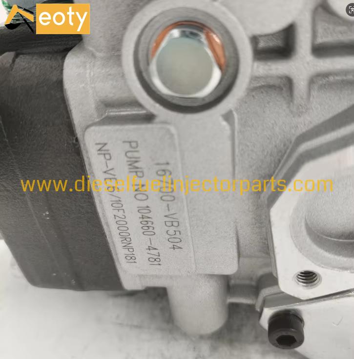 Nissan NP-VE6/10F2000RNP181 Fuel Injection Pump 104660-4781 16700vb504 Remanufactured