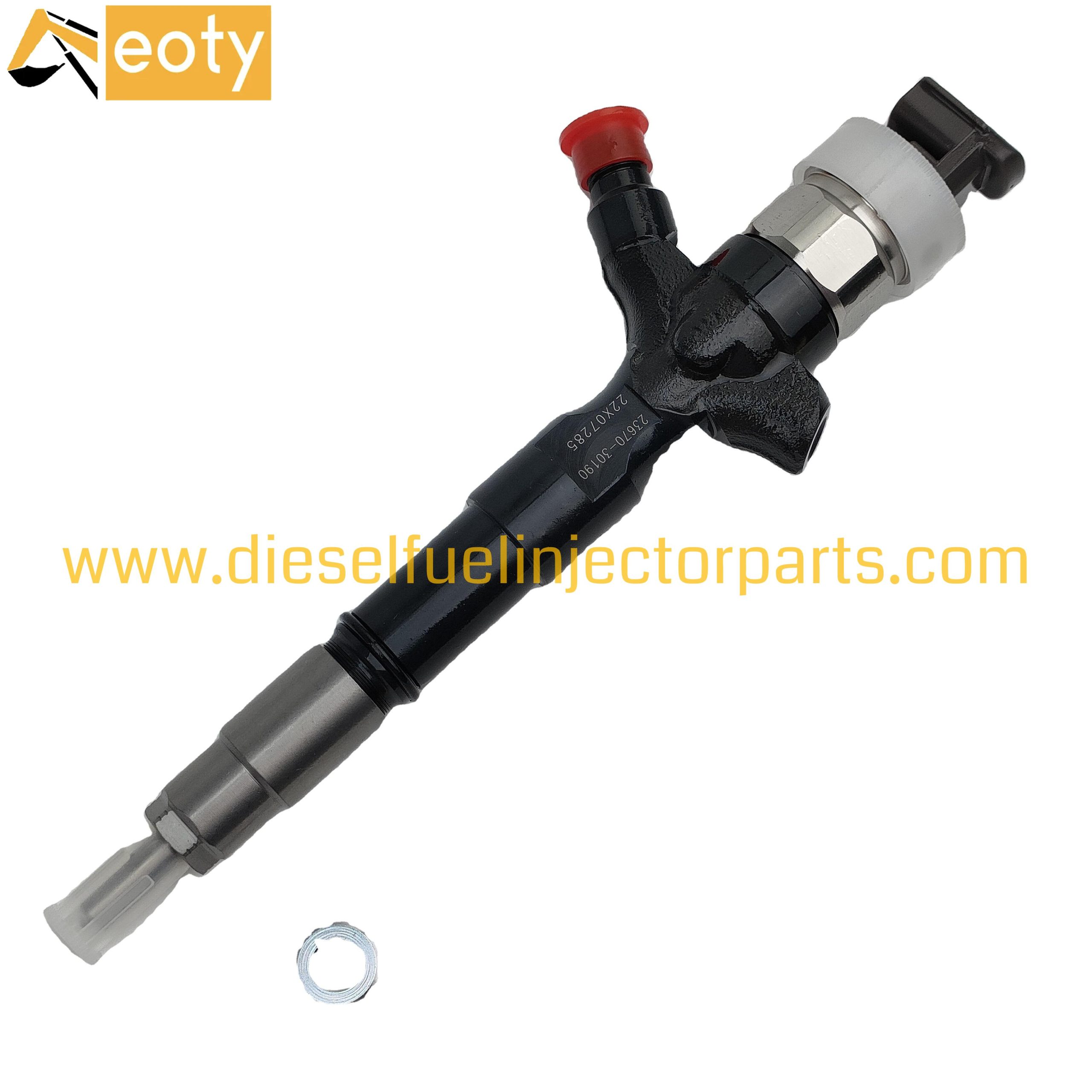 Toyota 1KD-FTV Common Rail Fuel Injector 295050-0100 23670-39196 Remanufactured for KDH201