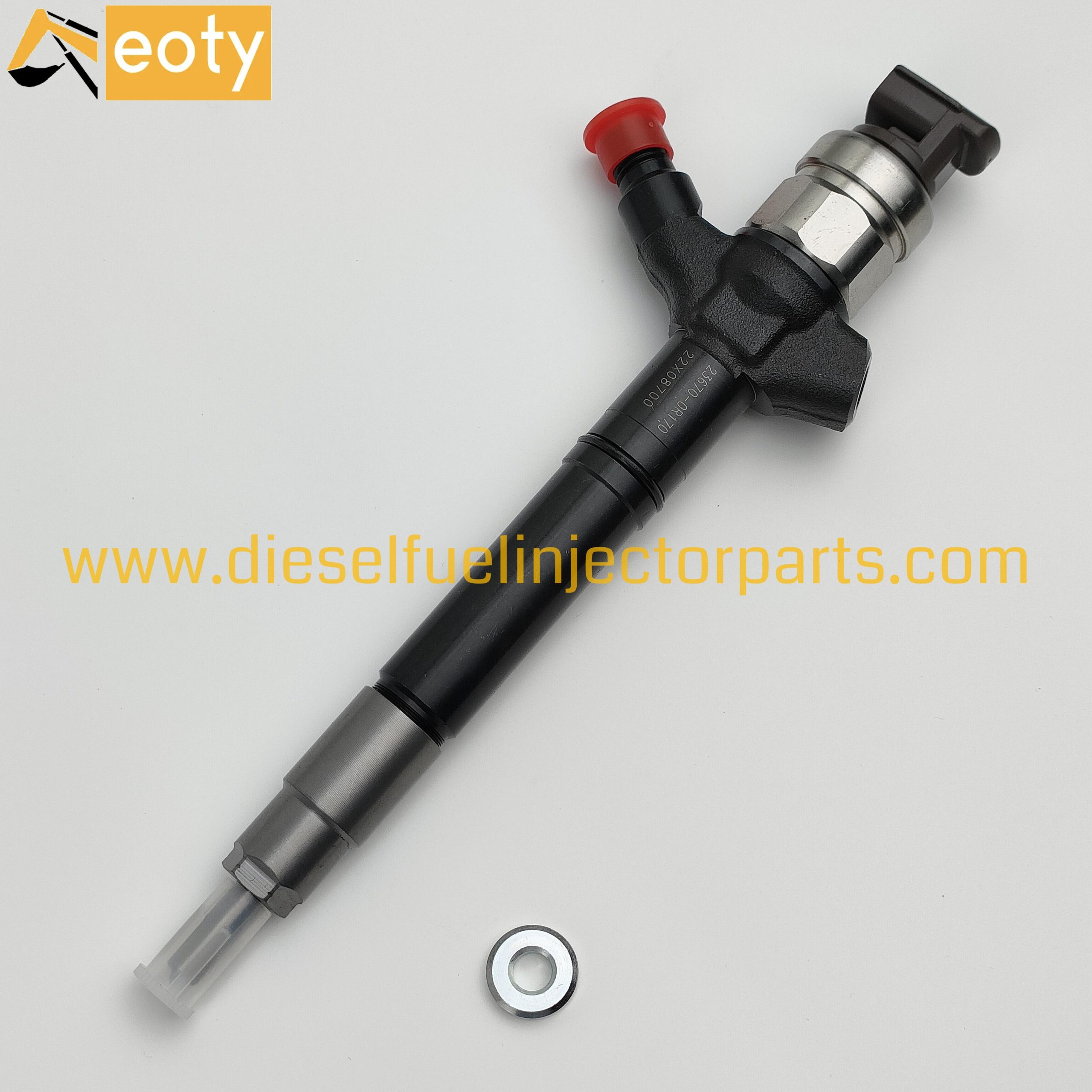 Common Rail Fuel Injector 23670-0R170 for Toyota Rav4 1AD 2AD Diesel Engine