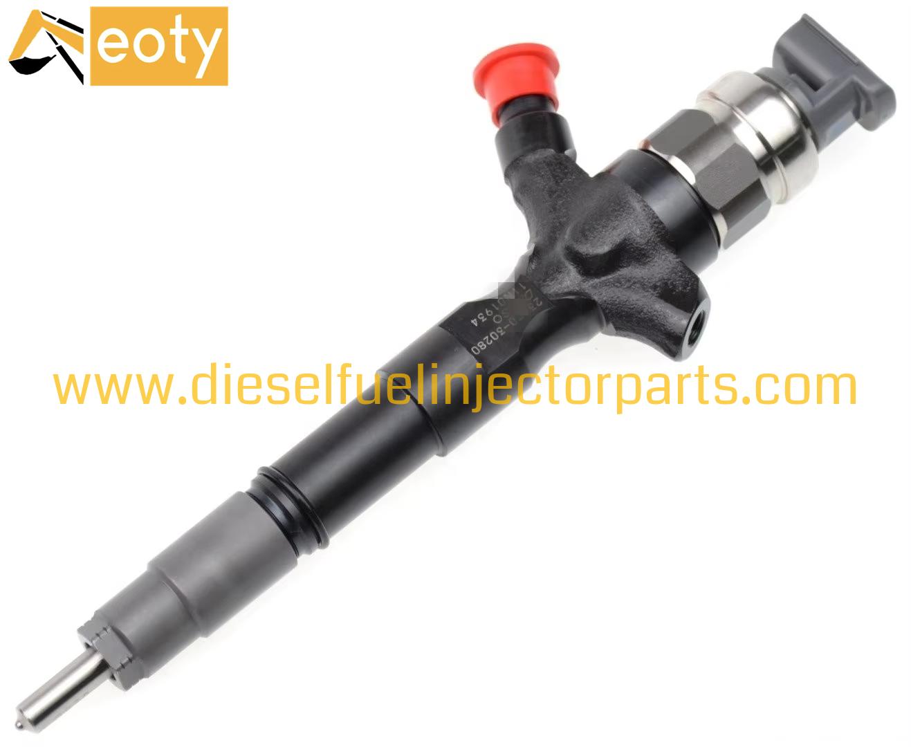 Toyota Hilux 2.5L D-4D Common Rail Fuel Injector 23670-39316 095000-7780 Euro4
