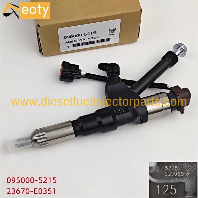 Hino 500 P11C Common Rail Fuel Injector 23670-E0351 095000-5210/5215/5216 Diesel Nozzle