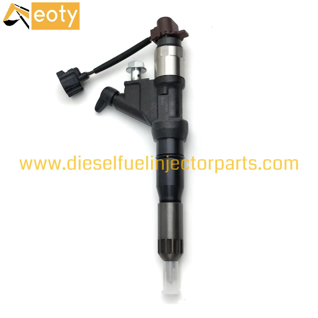 Reman Hino Common Rail Fuel Injector 295050-2570 23670-E0A30 for Diesel Engine