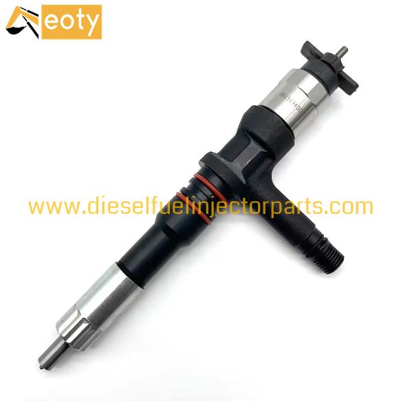 Komatsu Diesel Fuel Injector 295050-2750 / 6251-11-3300 Common Rail Remanufactured