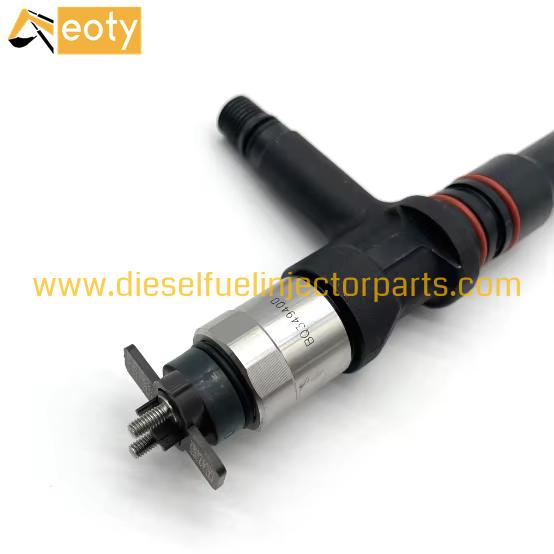 Komatsu Diesel Fuel Injector 295050-2750 / 6251-11-3300 Common Rail Remanufactured