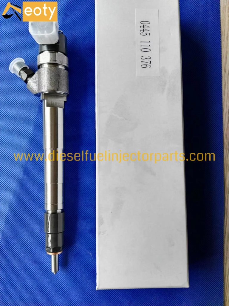 Common Rail Injector 0445110376 0 445 110 376 Diesel Fuel Injector for Foton ISF 2.8 Engine