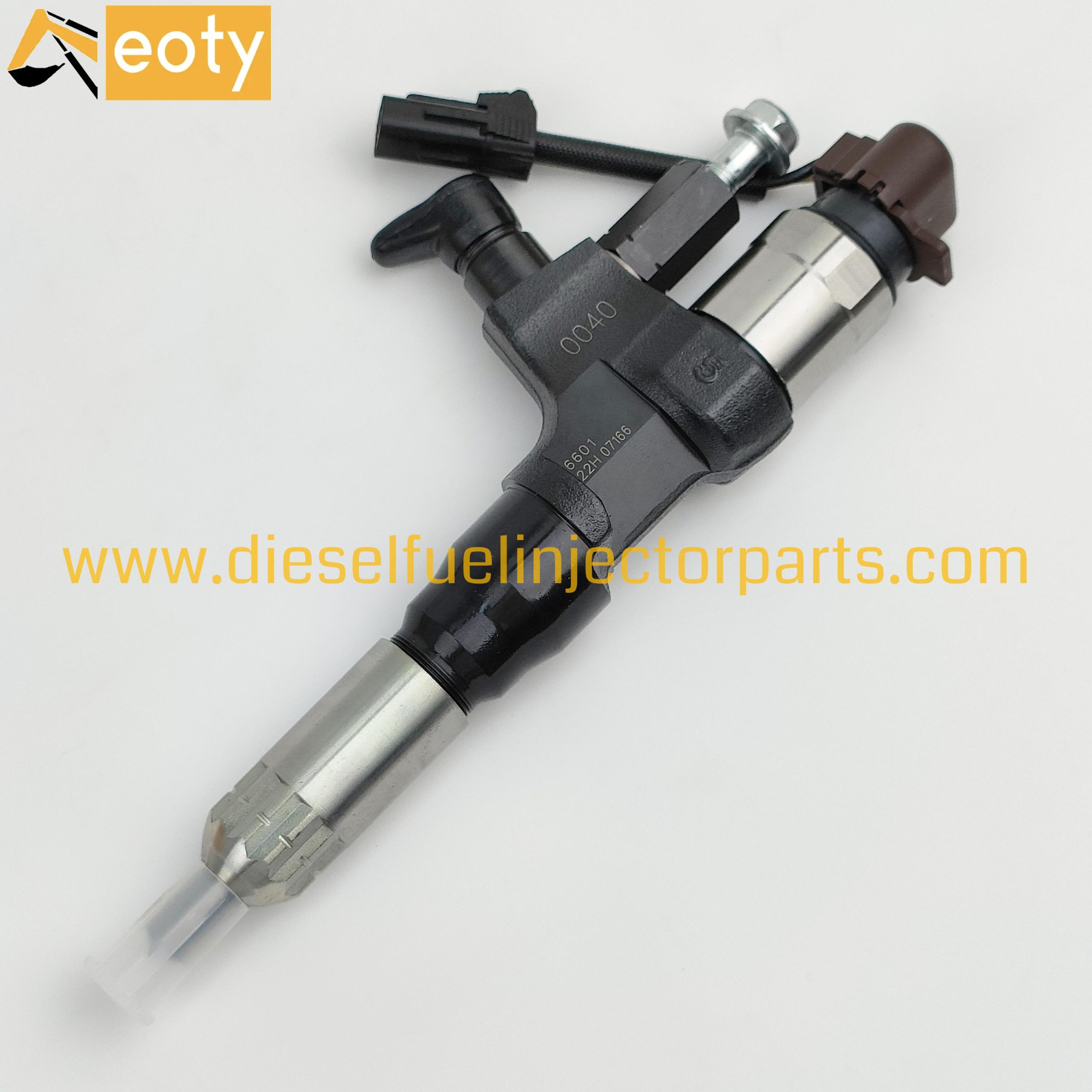 Hino Common Rail Injector 095000-6601 23670-E0040 Diesel Fuel Injector Nozzle
