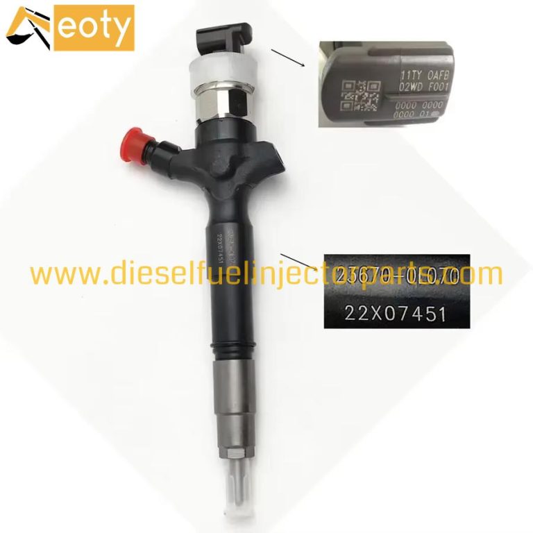Common Rail Injector 23670-09060 23670-0L070 for Toyota 2KD-FTV Hi-Lux Diesel Engine