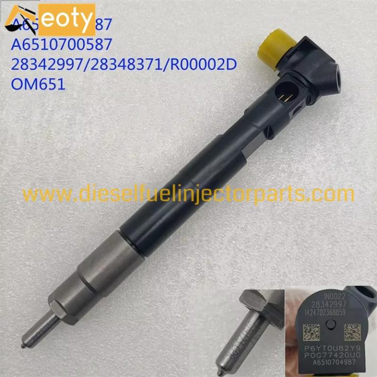 Common Rail Injector 28307309 A6510703087 A6510704987 for OM651 Diesel Engine with 625c Valve