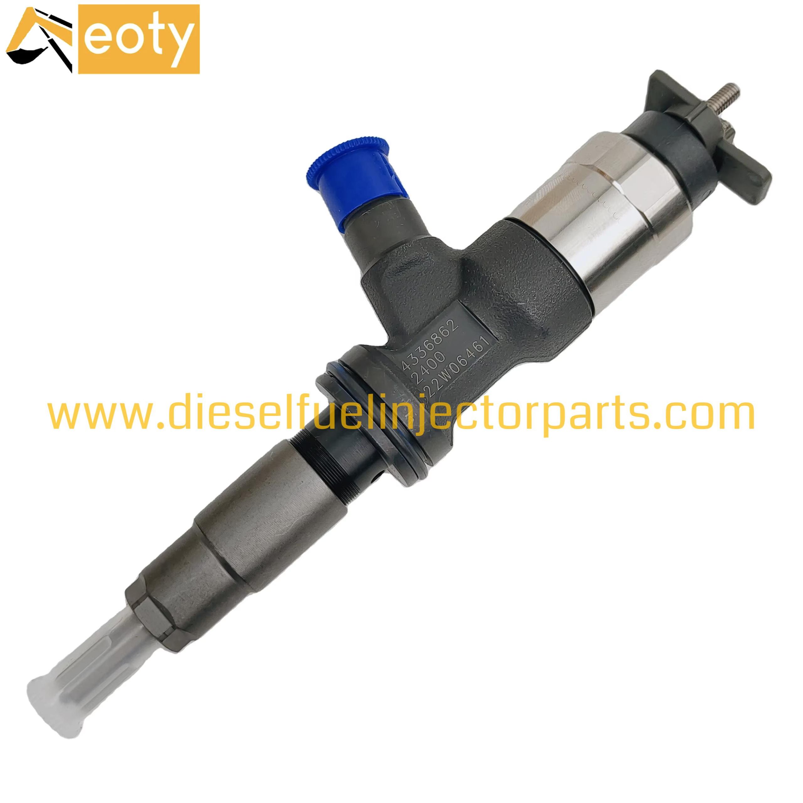 DENSO Common Rail Fuel Injector 295050-2400 / 433-6862 for Diesel Engine Fuel Injection System