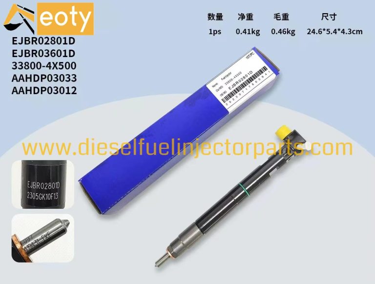 Common Rail Injector EJBR02801D 33800-4X500 High Performance Diesel Engine Fuel Injector Nozzle