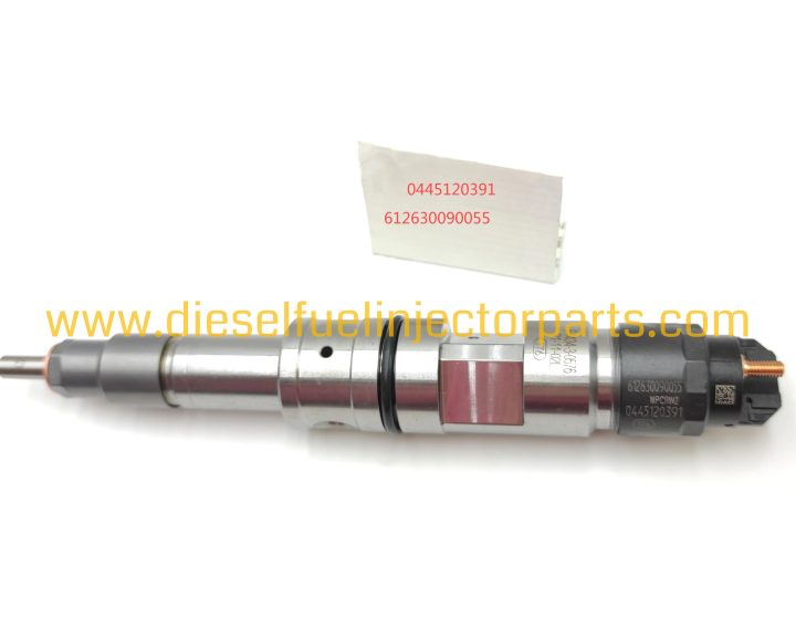 Weichai Common Rail Injector 0445120391 612630090055 Diesel Fuel Injector for JAC Engine