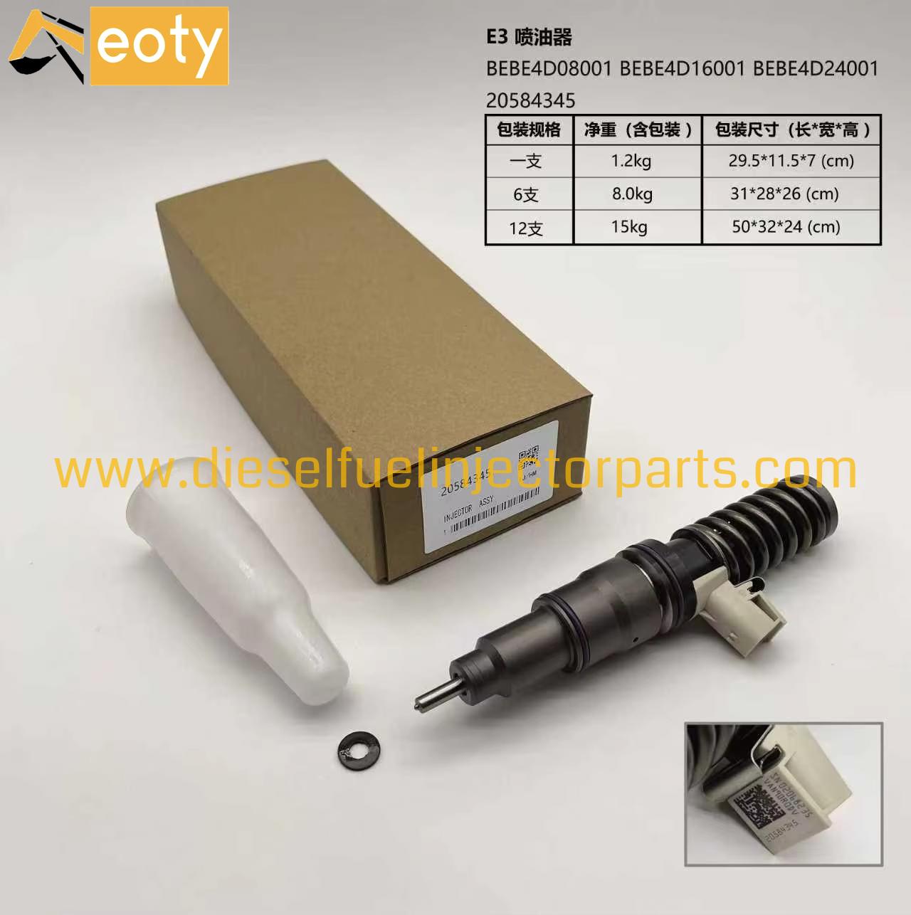 Volvo D13 Common Rail Injector Nozzle 20584345 20972225 85000497 D13A D13D