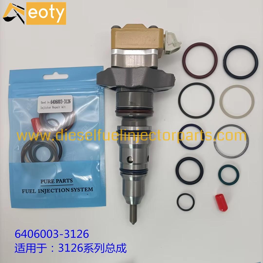 Common Rail Injector Repair Kit Sealing Ring 6406003-3126 for Cat 3126B Diesel Engine