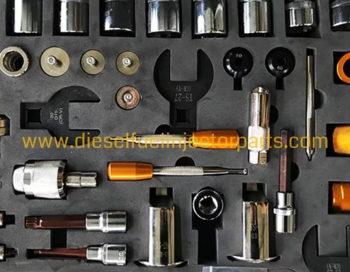 Diesel Common Rail Injector Service Tool Kit NO.1060-3 38pcs with Torque Wrench for Fuel Injection System