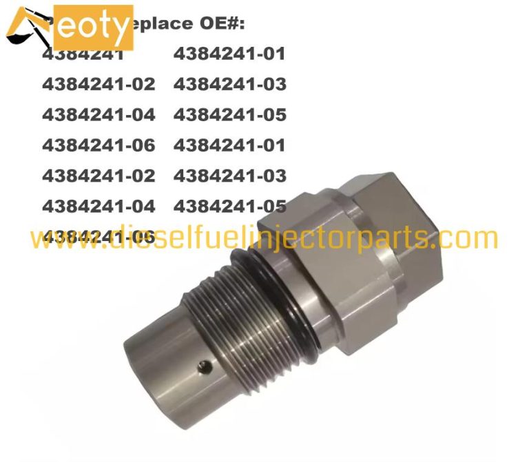 Cummins 4384241 Common Rail Pressure Relief Valve for ISB5.9, ISC8.3, ISF2.8 Engines