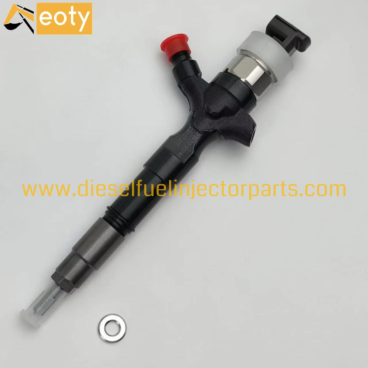 DENSO Common Rail Fuel Injector 23670-39316 095000-7780 for Toyota Hilux 2.5L D-4D Euro4