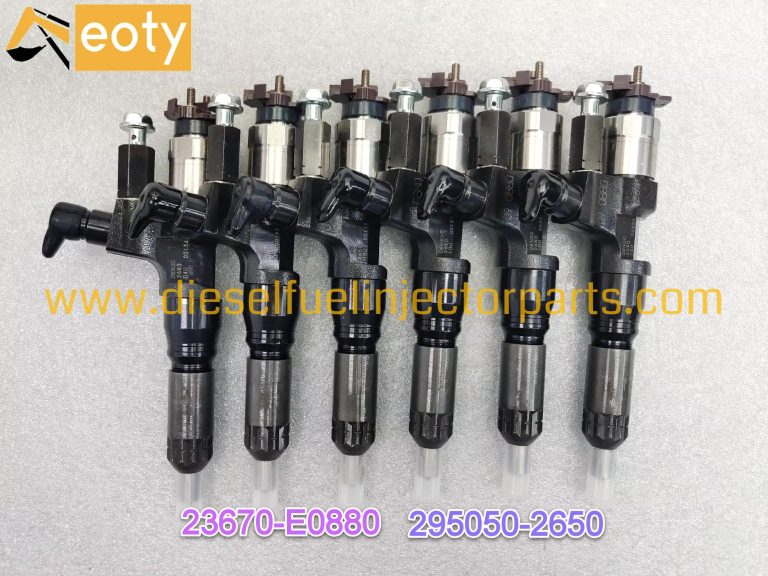 Remanufactured Diesel Common Rail Injector 23670-E0880 295050-2650 for 6M60T Engine