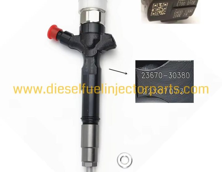 DENSO Common Rail Fuel Injector 295050-0070 / 23670-30380 for Toyota 1KD-FTV 2KD-FTV