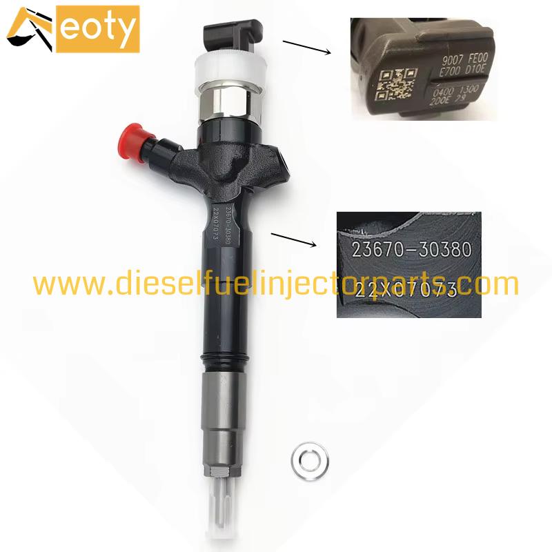 DENSO Common Rail Fuel Injector 295050-0070 / 23670-30380 for Toyota 1KD-FTV 2KD-FTV