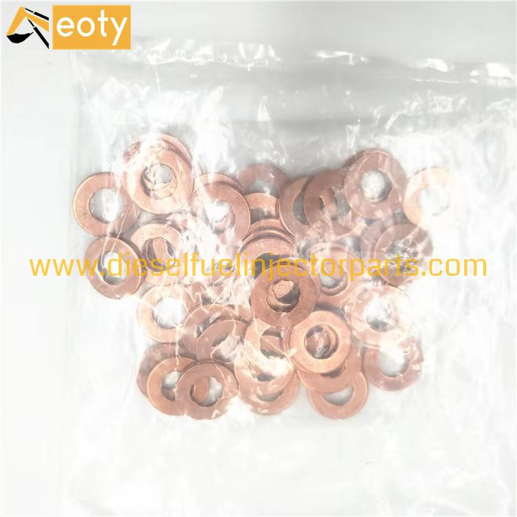 F00RJ01453 Diesel Engine Injector Copper Washer Steel High Quality for Truck Engine