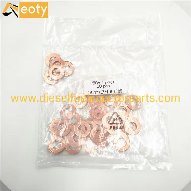 F00RJ01453 Diesel Engine Injector Copper Washer Steel High Quality for Truck Engine