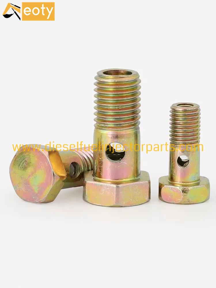 High-Quality Diesel Engine Oil Return Screw M6-M24 Hex Head Steel Bolt for Fuel Injection System Replacement