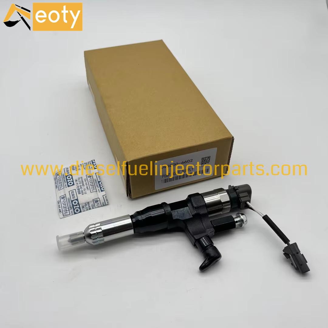 Remanufactured Diesel Fuel Injector 095000-6601 / 095000-6602 for J08C Engine
