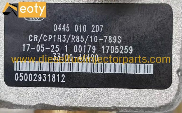 Common Rail Diesel Fuel Injection Pump 0445010207 33100-4A420 For Hyundai H-1 Kia Sorento 4-Cylinder