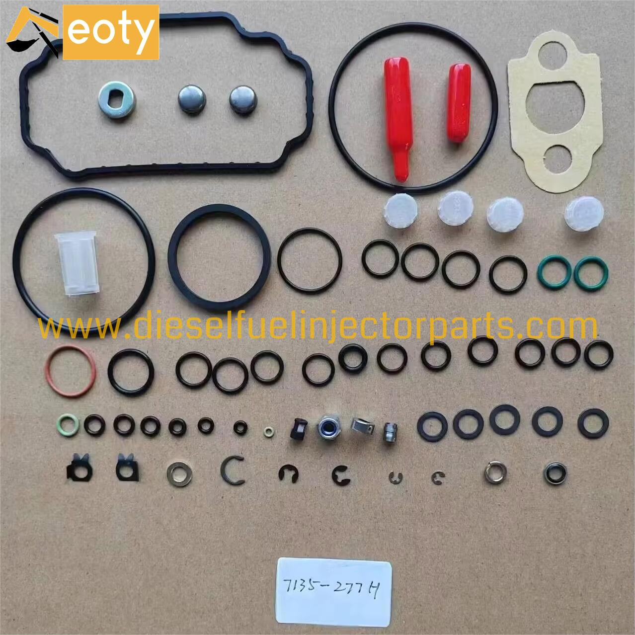 Delphi-Compatible Diesel Fuel Injection Pump Repair Kit 7135-277H for Excavator & Car Engines