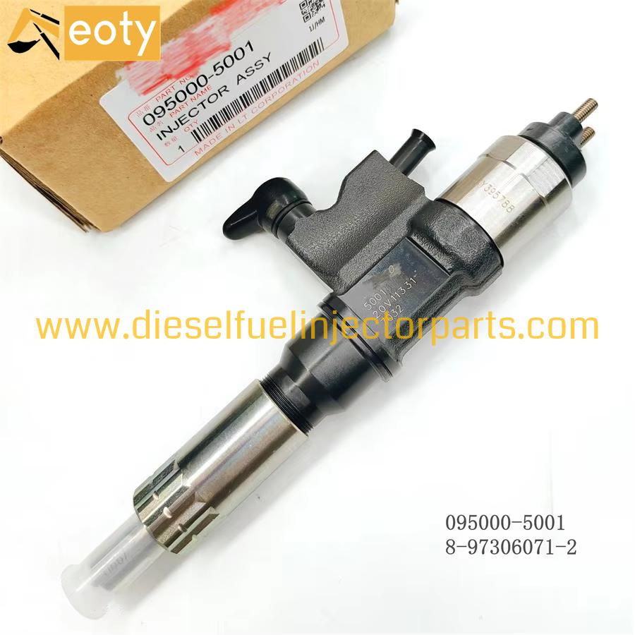 Isuzu 4HK1 4HJ1 Common Rail Fuel Injector 095000-5001 8-97306071-2 Diesel Engine Part