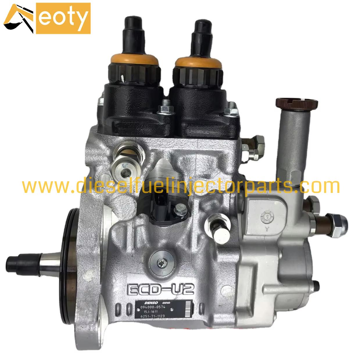Remanufactured Diesel Fuel Pump 094000-0574 for Komatsu SA6D125 Engine | 6251-71-1121