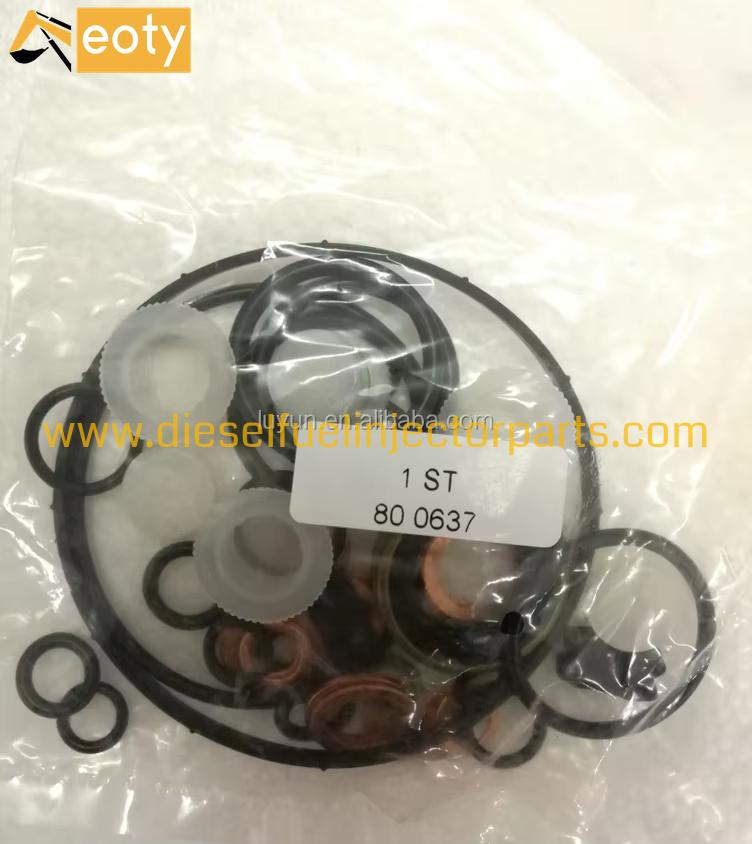 OEM 800637 Diesel Fuel Injection Pump Repair Gasket Kit for Excavator Engine