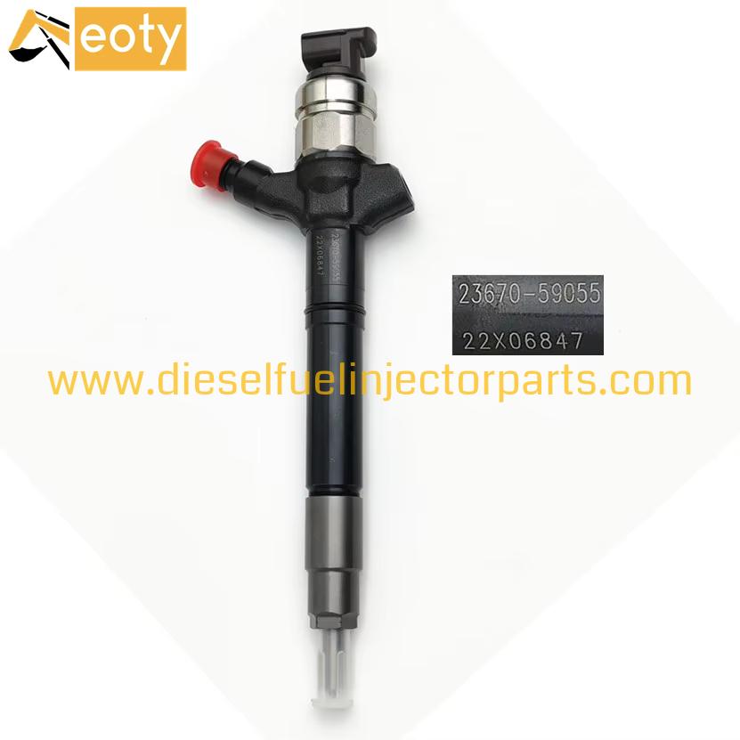 Common Rail Fuel Injector 23670-59055 23670-59018 095000-9840 095000-9770 for Diesel Engine