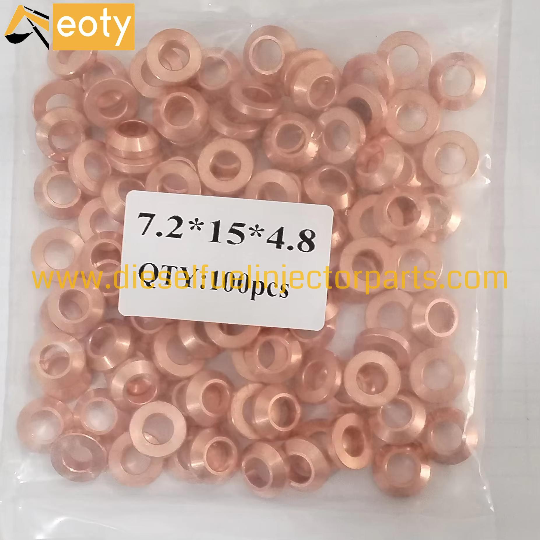 Copper Fuel Injector Washers 9.2x19x8 / 7.2x14x4 / 7.2x15x4.8 Nozzle Gasket Set