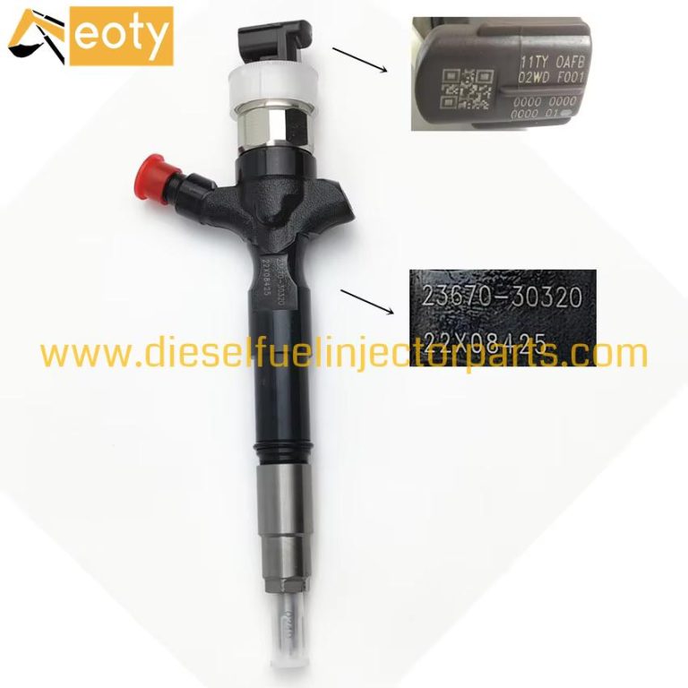 Toyota Hiace Common Rail Diesel Injector 23670-30320 / 095000-7720 High Performance