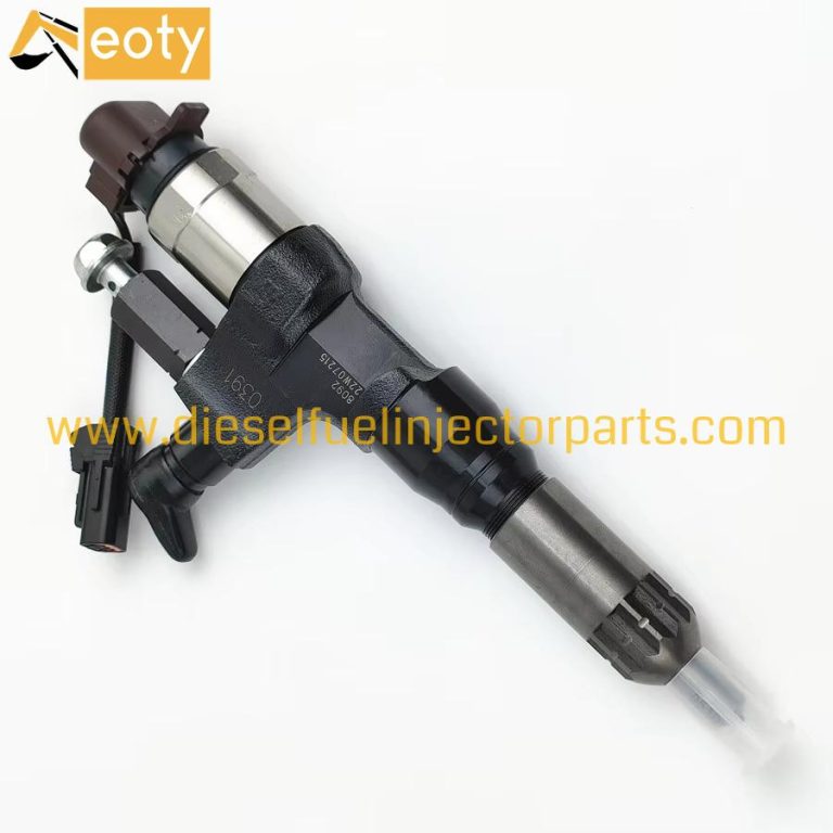 Common Rail Diesel Injector 23670-E0392 095000-8092 for Toyota Hilux 2KD-FTV Engine