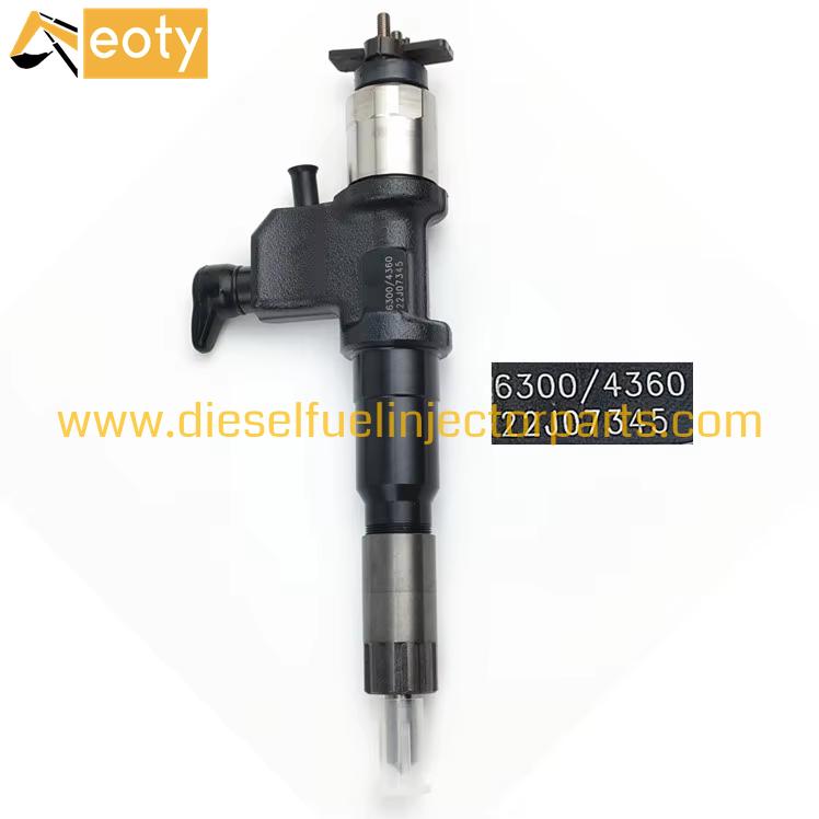 Isuzu 6WG1 095000-6300 Common Rail Fuel Injector 1-15300436-1 Diesel Engine Part