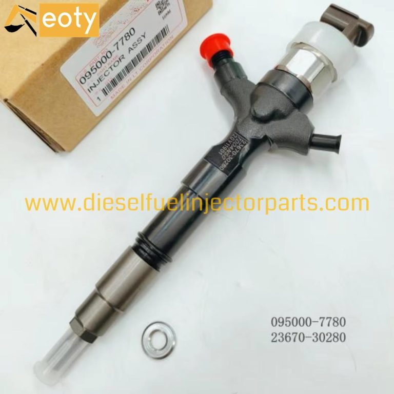 Toyota Hilux Common Rail Fuel Injector 095000-7780 / 23670-30280 High Performance Diesel Engine Part