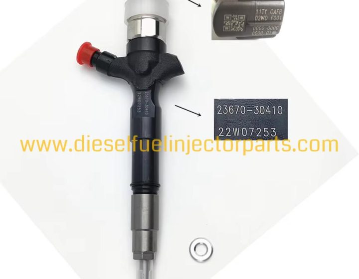 Toyota 1KD-FTV Common Rail Injector 23670-30410 / 295050-0210 High Performance