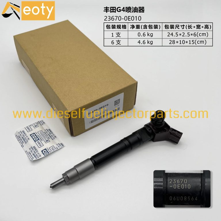 0445110092 0445110279 0445110306 33800-4A000 Common Rail Fuel Injector For Hyundai H1 Diesel