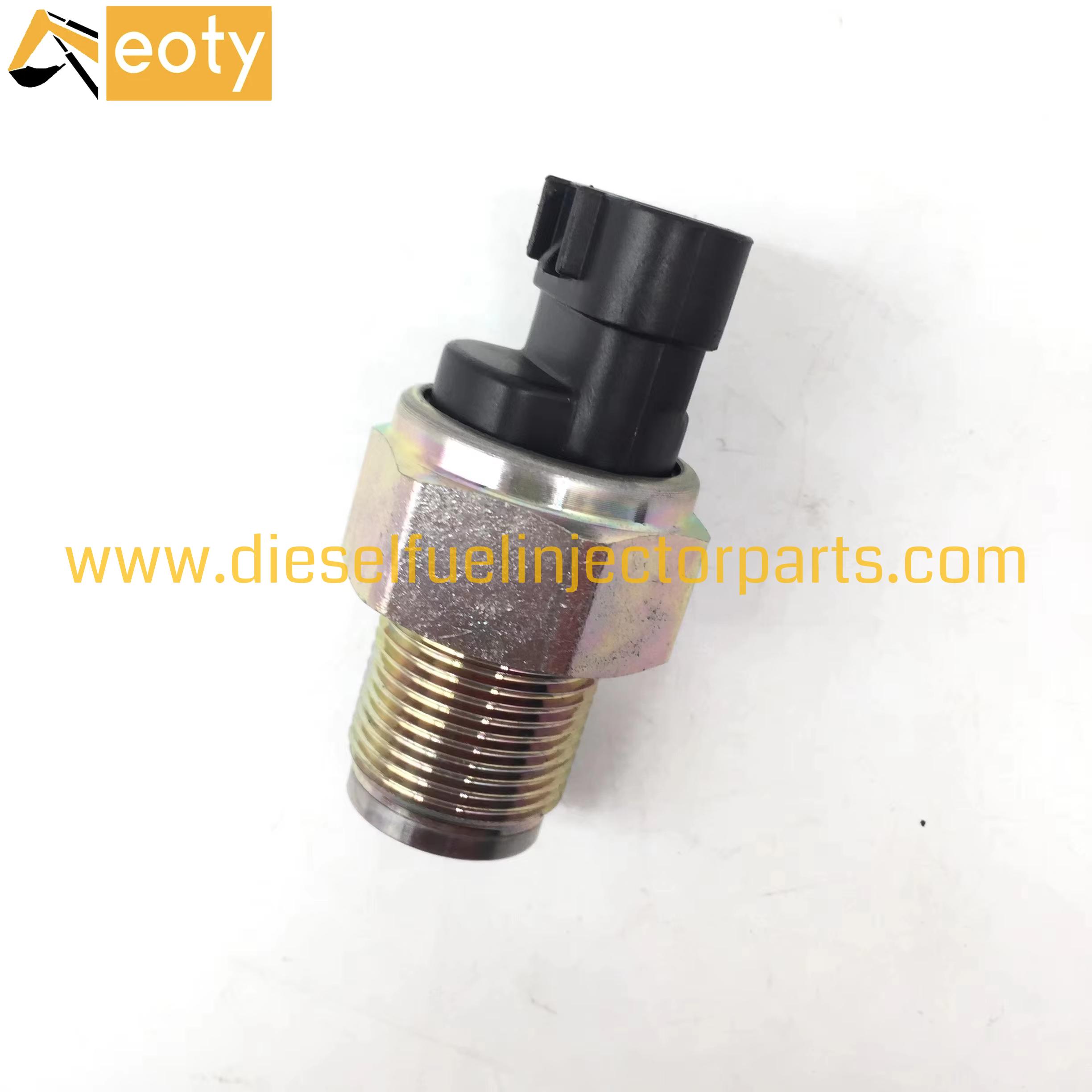 OEM 499000-6121 Diesel Common Rail Fuel Pressure Sensor for Excavator Engine