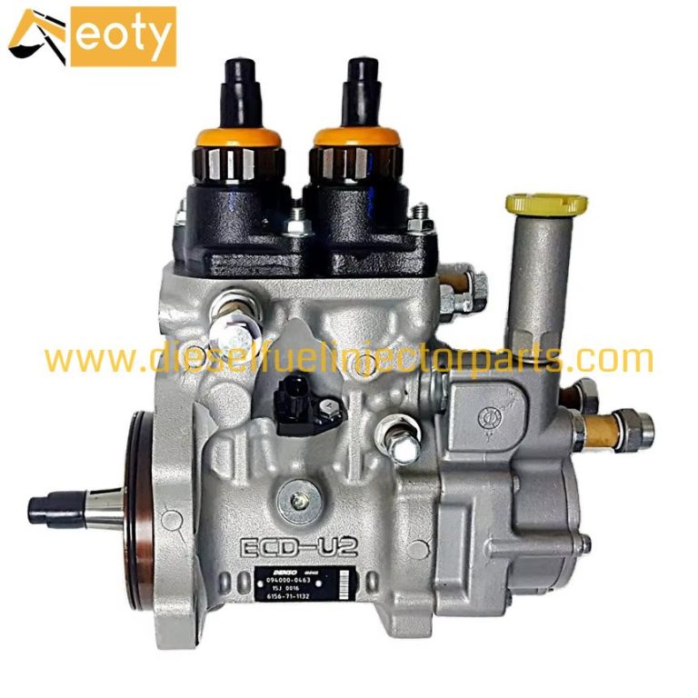 Reman Komatsu Common Rail Fuel Injection Pump 094000-0463 6156-71-1132 for 6M60T Engine
