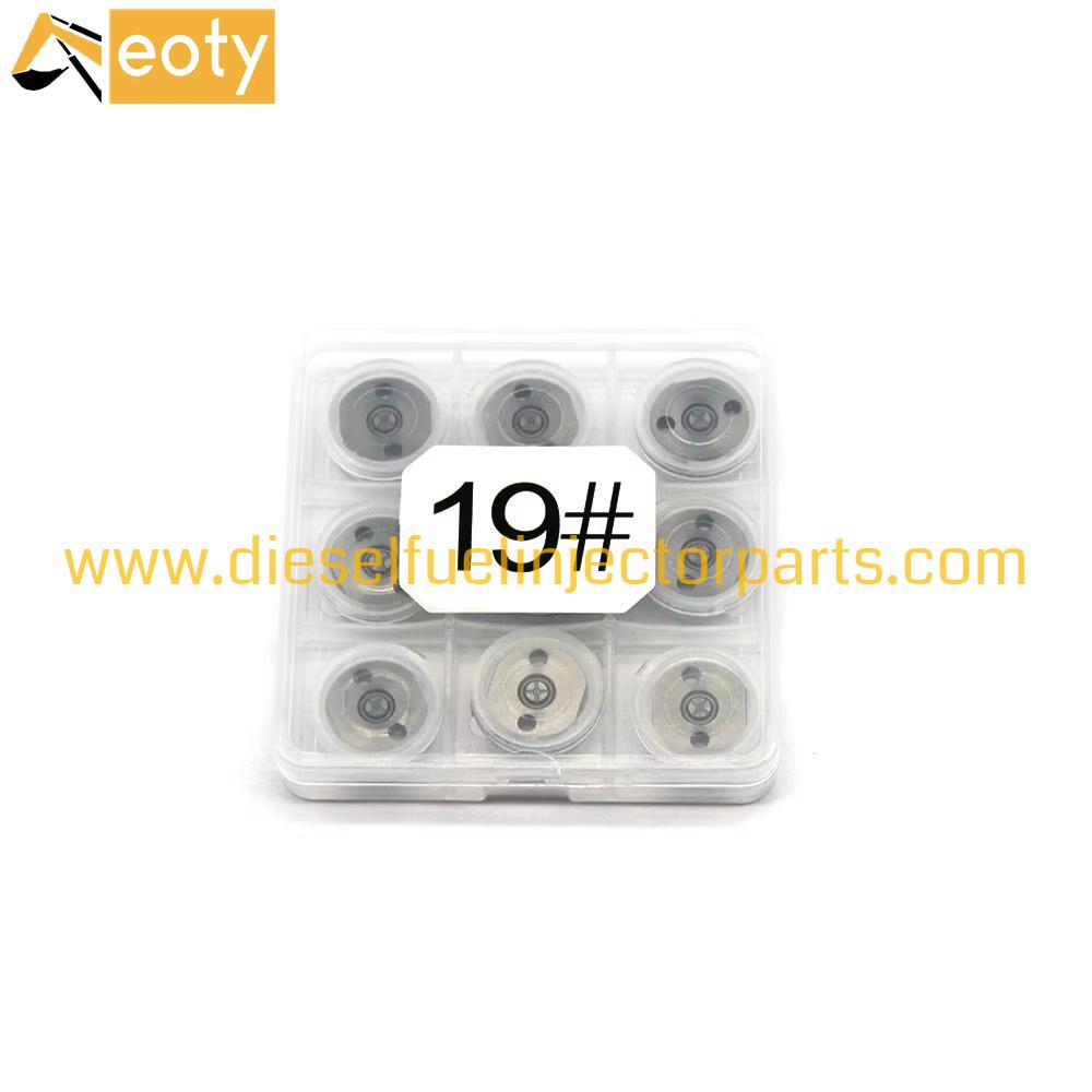 High-Pressure Common Rail Injector Valve Plate 19# for Denso 095000-5474 095000-5344 095000-6363 095000-5501 095000-5515 23670-30050