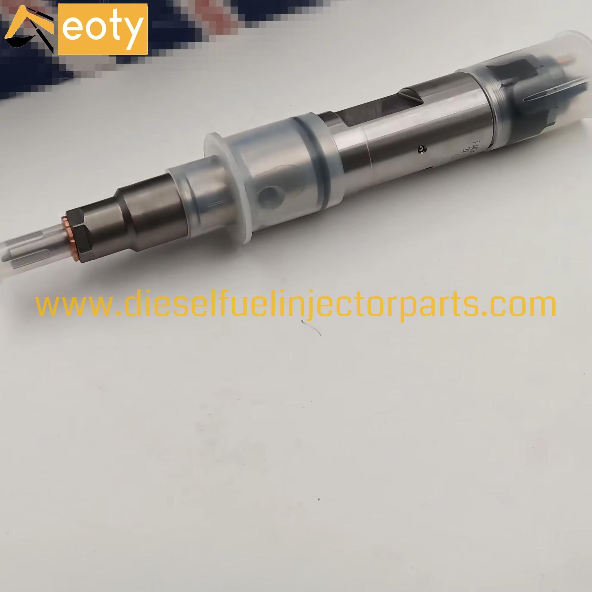 Common Rail Fuel Injector 0445120196 0445120128 for Liebherr Excavator R974B V8 Diesel Engine