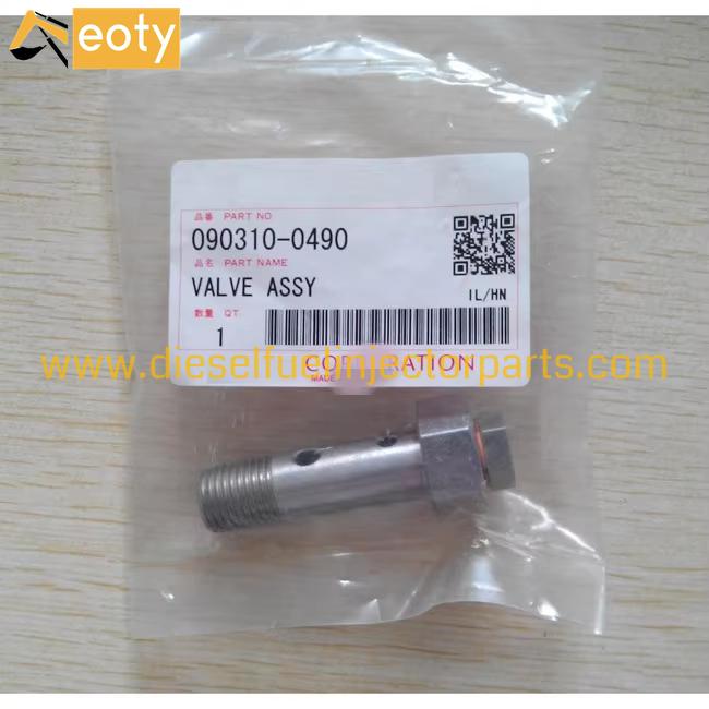 Diesel Common Rail Pressure Relief Valve 090310-0490 090310-0050 Overflow Screw for Fuel Injection System
