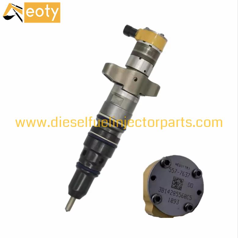 Reman Caterpillar C9 Injector 557-7637 | 320D Excavator Diesel Fuel Injector