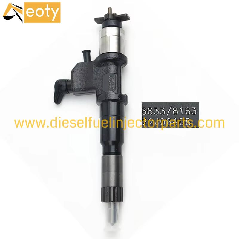Isuzu 095000-8633 / 8-98139816-3 Common Rail Diesel Fuel Injector for 4HK1 6HK1 Engines