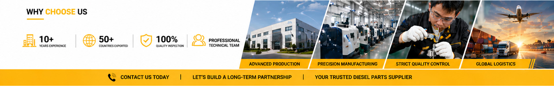 Why choose our diesel fuel system parts supply service